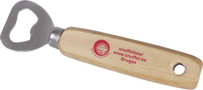 Houten flesopener