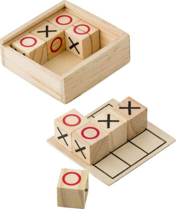 Houten TicTacToe spel