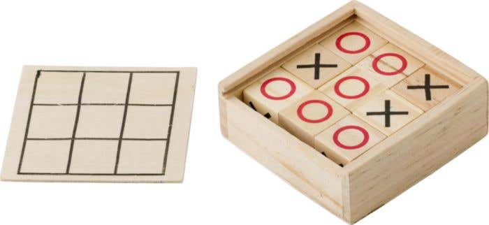 Houten TicTacToe spel