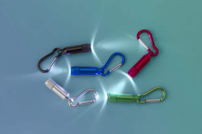 Sleutelhanger Tracy | Zaklamp | Karabijnhaak