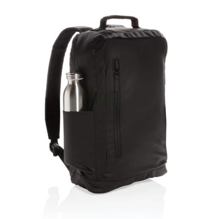 Fashion black PVC vrije laptop rugtas 15.6"