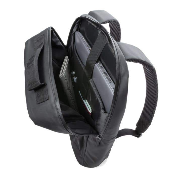 Fashion black PVC vrije laptop rugtas 15.6"
