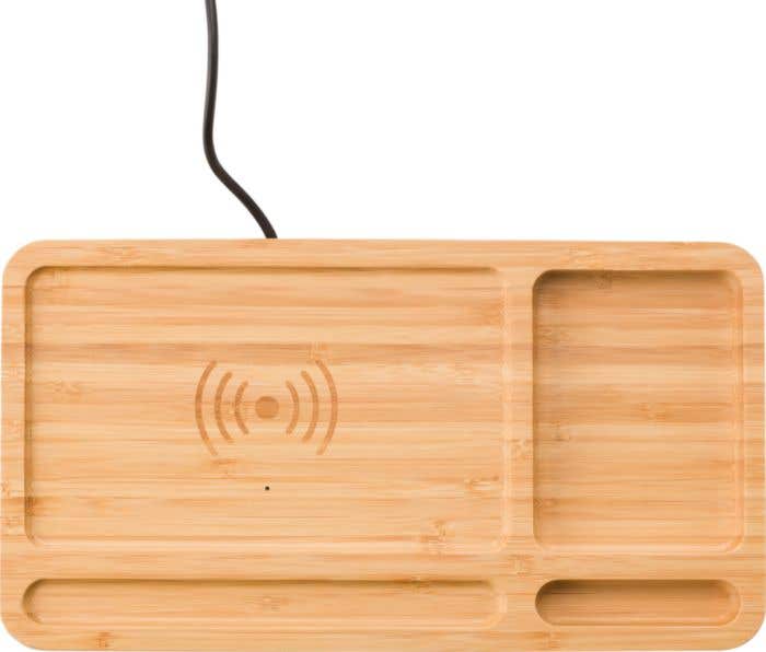 Bamboe bureau organizer