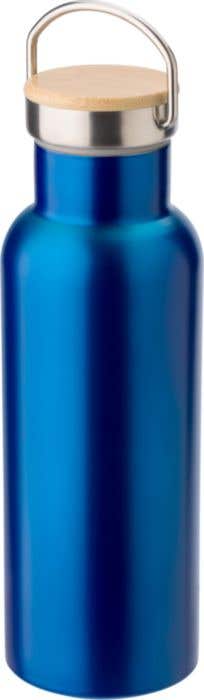 Drinkfles Odette | 500 ml | RVS | Dubbelwandig | Bamboe dop