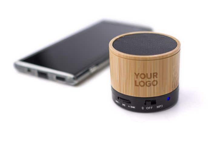 Bamboe draadloze mini speaker