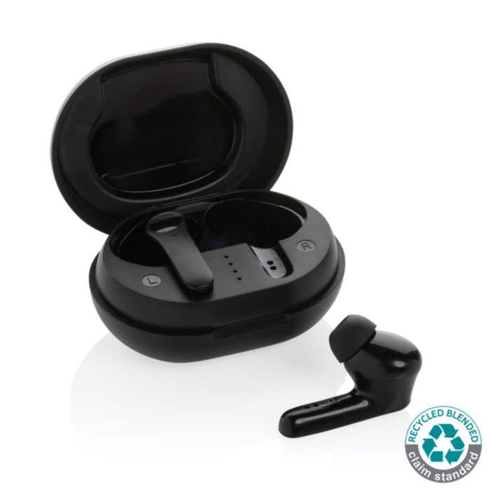 RCS standaard recycled plastic TWS oordopjes