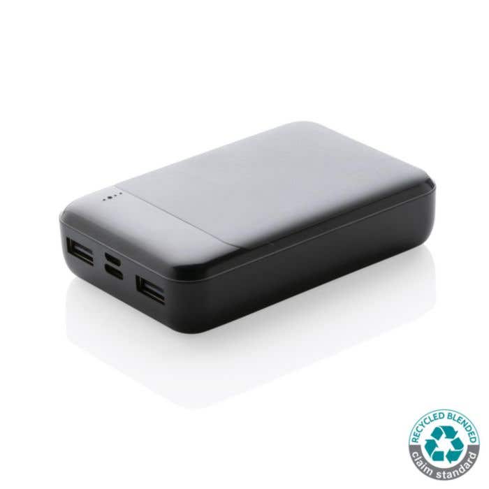 RCS standaard recycled plastic powerbank [10.000 mAh]