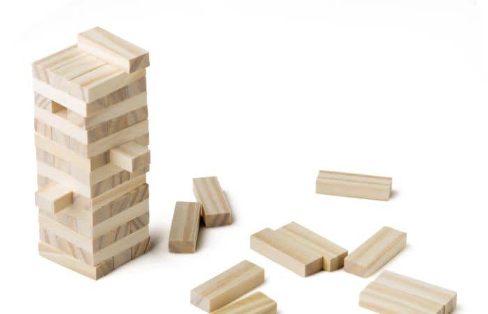 Houten blokkenspel Original
