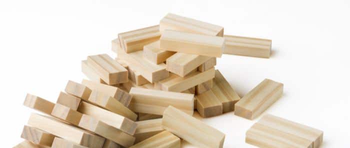 Houten blokkenspel Original