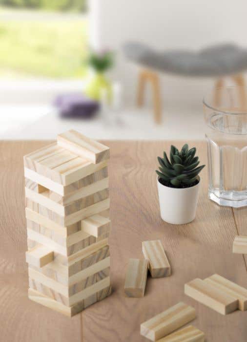 Houten blokkenspel Original