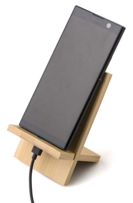 Telefoonhouder Margarita | Bamboe | Met kabelopening