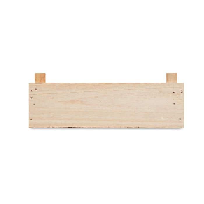 Aardbeienpakket in houten kratje