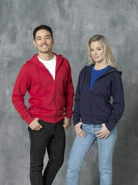 Theron hoodie met ritssluiting Heren