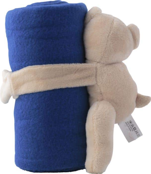 Knuffelbeer met fleecedeken Danny