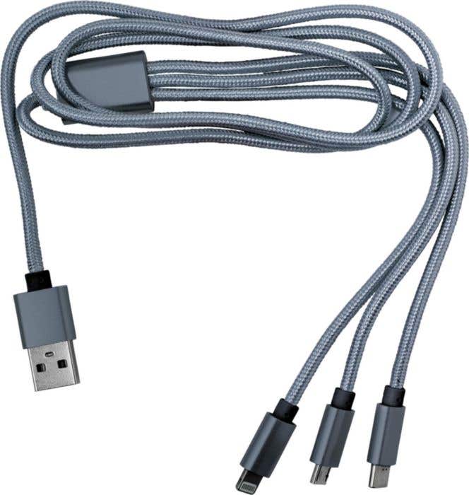 Oplaadkabel Mobile | 3-in-1 | 1 m kabellengte