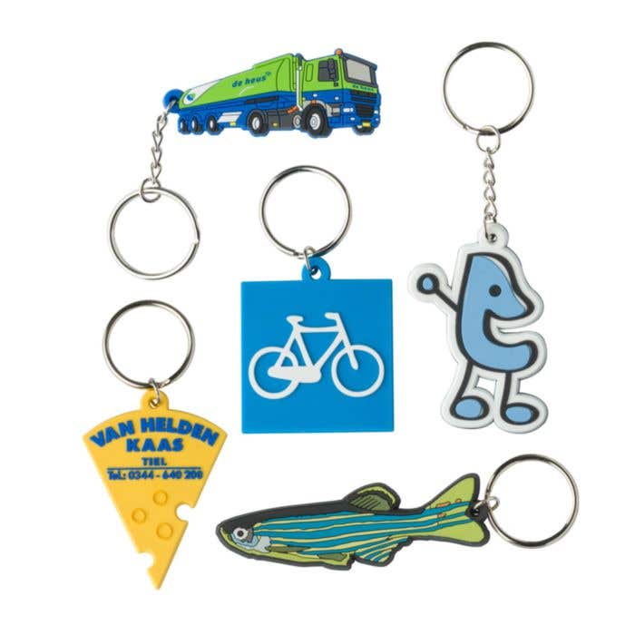 Sleutelhanger PVC Custom 3D 31-40mm