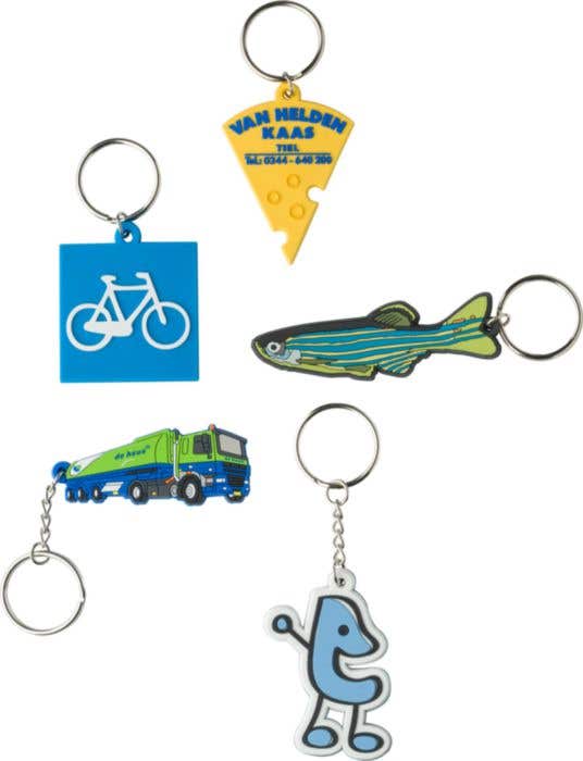 Sleutelhanger PVC Custom 3D 51-60mm