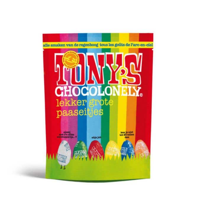 Tony's Chocolonely Paaseitjes pouch Assorti
