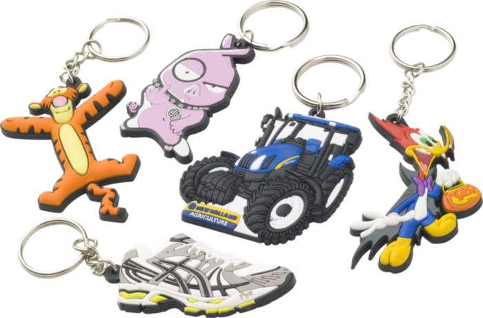 Sleutelhanger PVC Custom 2D 31-40mm