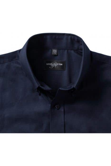 Russell Men Easy Care Oxford Shirt 135gr SS Med.fit