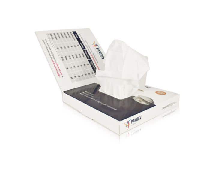 Book style tissue box