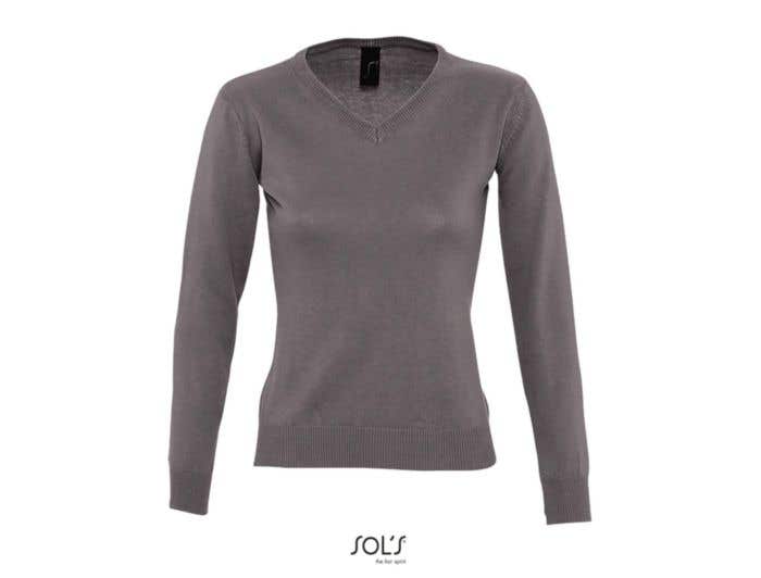 Sol's V-neck sweater Galaxy woman LS 240gr