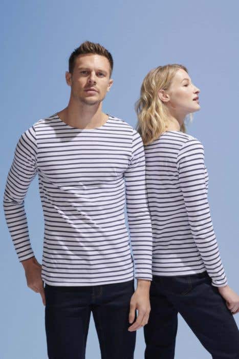 Sol's T-shirt Marine Men LS 150gr R-neck