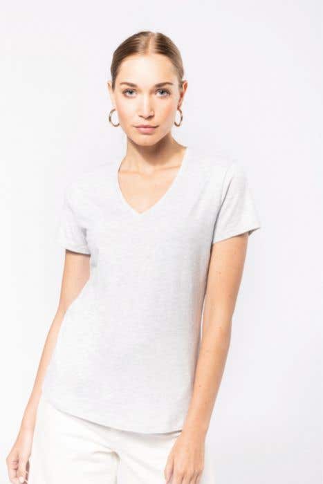 Kariban K381 Ladies' SS V-Neck T-Shirt