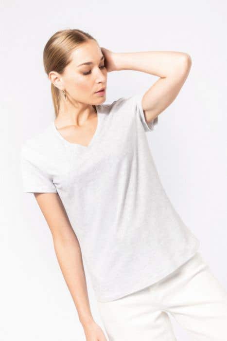 Kariban K381 Ladies' SS V-Neck T-Shirt