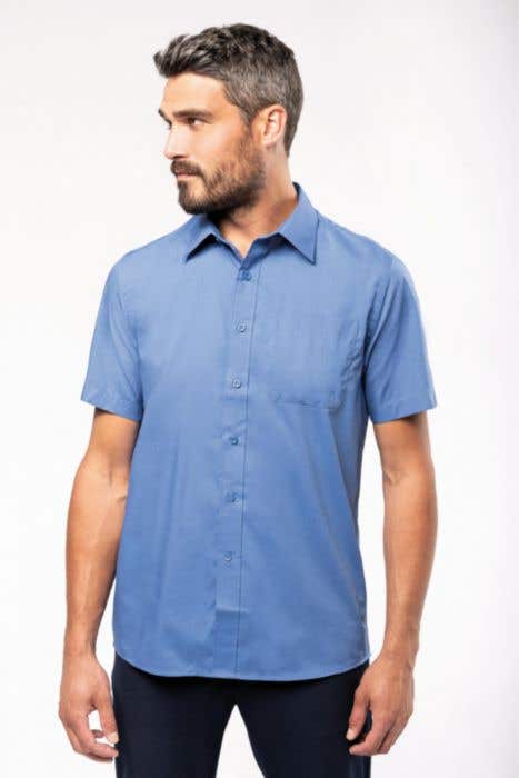 K551 Ace - Men'S Ss Easy Care Polycot Poplin Shirt