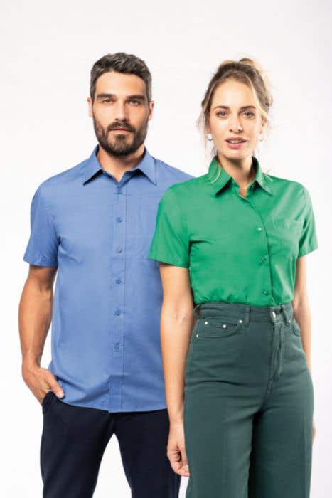 K551 Ace - Men'S Ss Easy Care Polycot Poplin Shirt