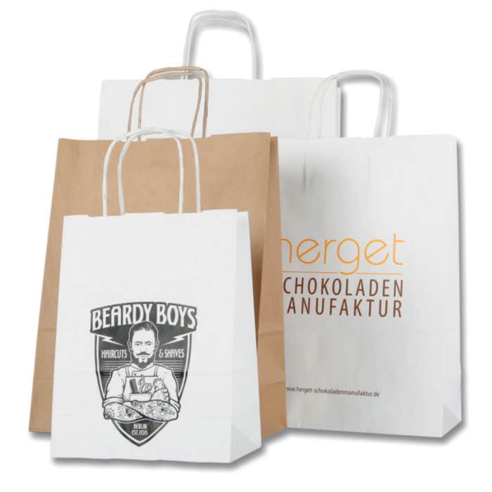 Paper shopping bag Twisted handle 54 x 15 x 46 cm