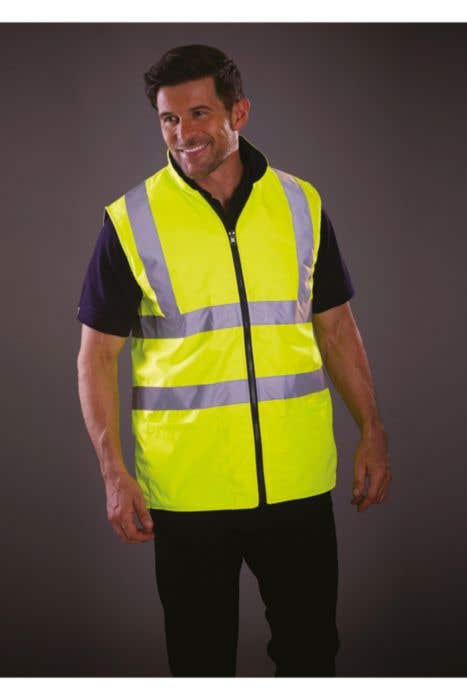 Hi-Vis Reversible Fleece Bodywarmer