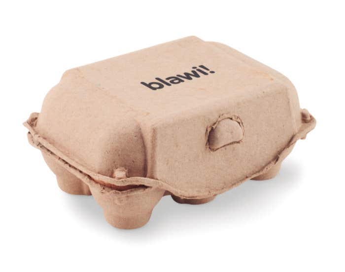 6 chalk eggs in box TAMAGO